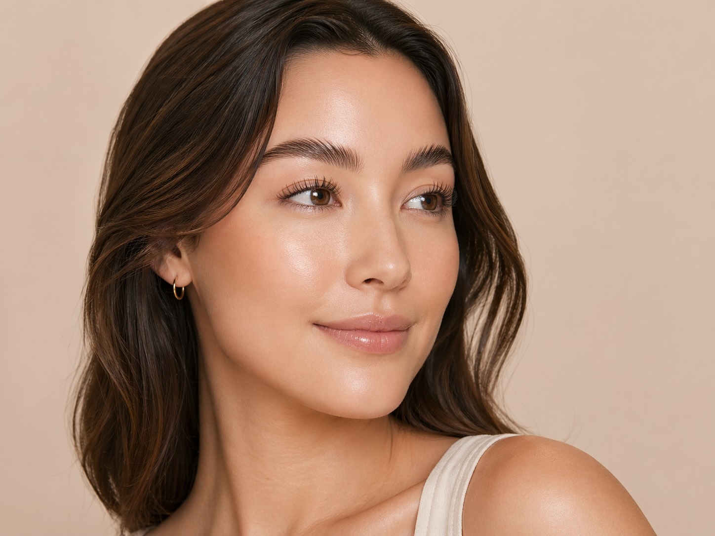Korean lash lift and brow lamination finish